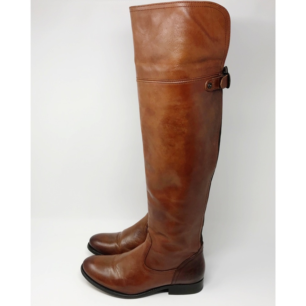 Frye Anthropologie Over the Knee Leather Boots